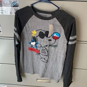 New Snoopy long sleeve shirt